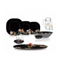 Столовый сервиз 46 предметов Luminarc Minuet Black N8126