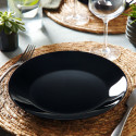 Тарелка обеденная 25 см Arcopal Zelie Black  Q8454