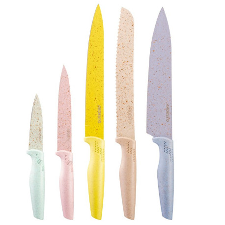 Набор ножей 5 предметов Ardesto Black Fresh AR2105FR