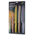 Набор ножей 5 предметов Ardesto Black Fresh AR2105FR