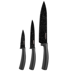 Набор ножей 3 предметов Ardesto Black Mars AR2103BB