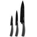 Набор ножей 3 предметов Ardesto Black Mars AR2103BB