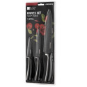 Набор ножей 3 предметов Ardesto Black Mars AR2103BB