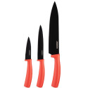 Набор ножей 3 предметов Ardesto Black Mars AR2103BR