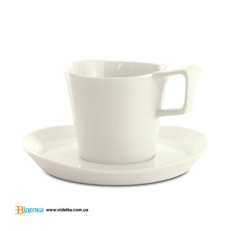 Чашка для кофе Eclipse, с блюдцем, 0,18 л, 2 шт./уп 3700432 BergHOFF