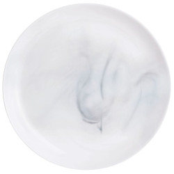 Тарелка обеденная 25 см Luminarc Diwali Marble White Q8840