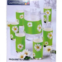 Набор для воды 7пр Luminarc Paquerette Green G1982