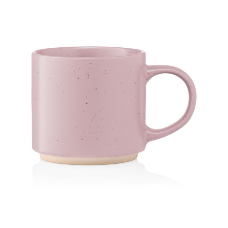 Чашка Ardesto Alcor, 420 мл, рожева, кераміка