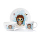 Набор детской посуды 3 пр. Ardesto Sweet hedgehog AR3455HS