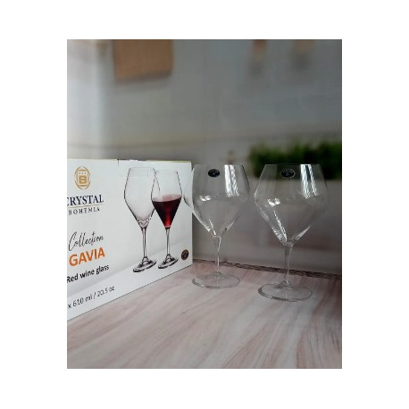 Набор бокалов для вина 610мл/6 шт Bohemia Gavia