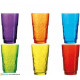 Набор стаканов высоких 270мл 6шт Luminarc Funny Flowers Colors J3684