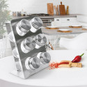 Набор ёмкостей для специй на подставке 7 предметов Maestro MR-1726